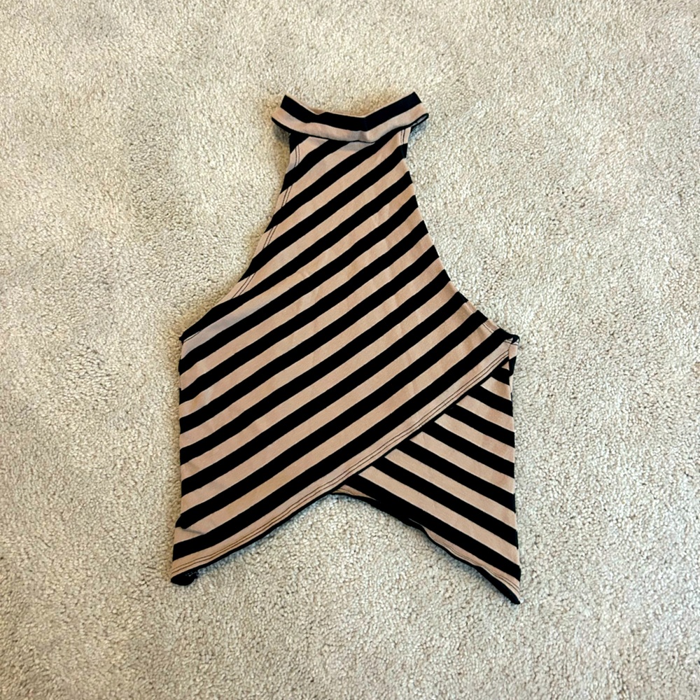 Striped crop top